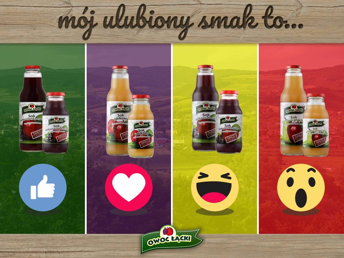 social media facebook instagram owoc łącki grafika sok owocowy owoce 24